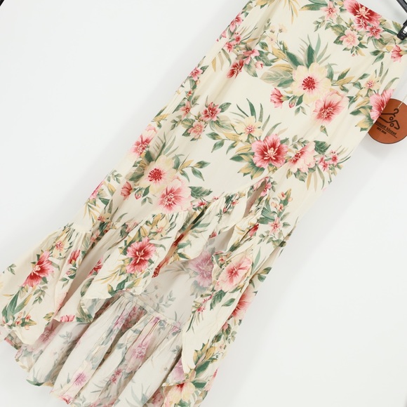 American Eagle High‎ Low Ruffle Tropical Floral Skirt - Picture 8 of 12